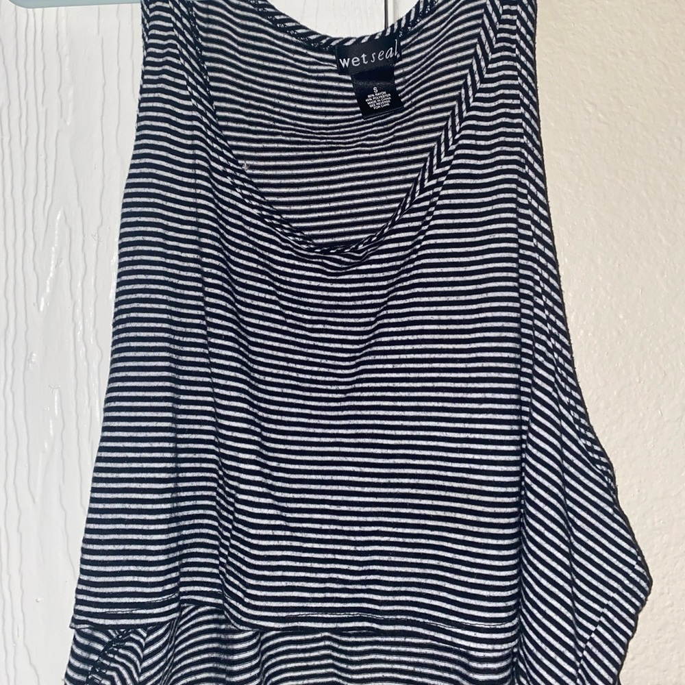 Striped Crop Top
